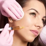 تزریق بوتاکس اطراف لب